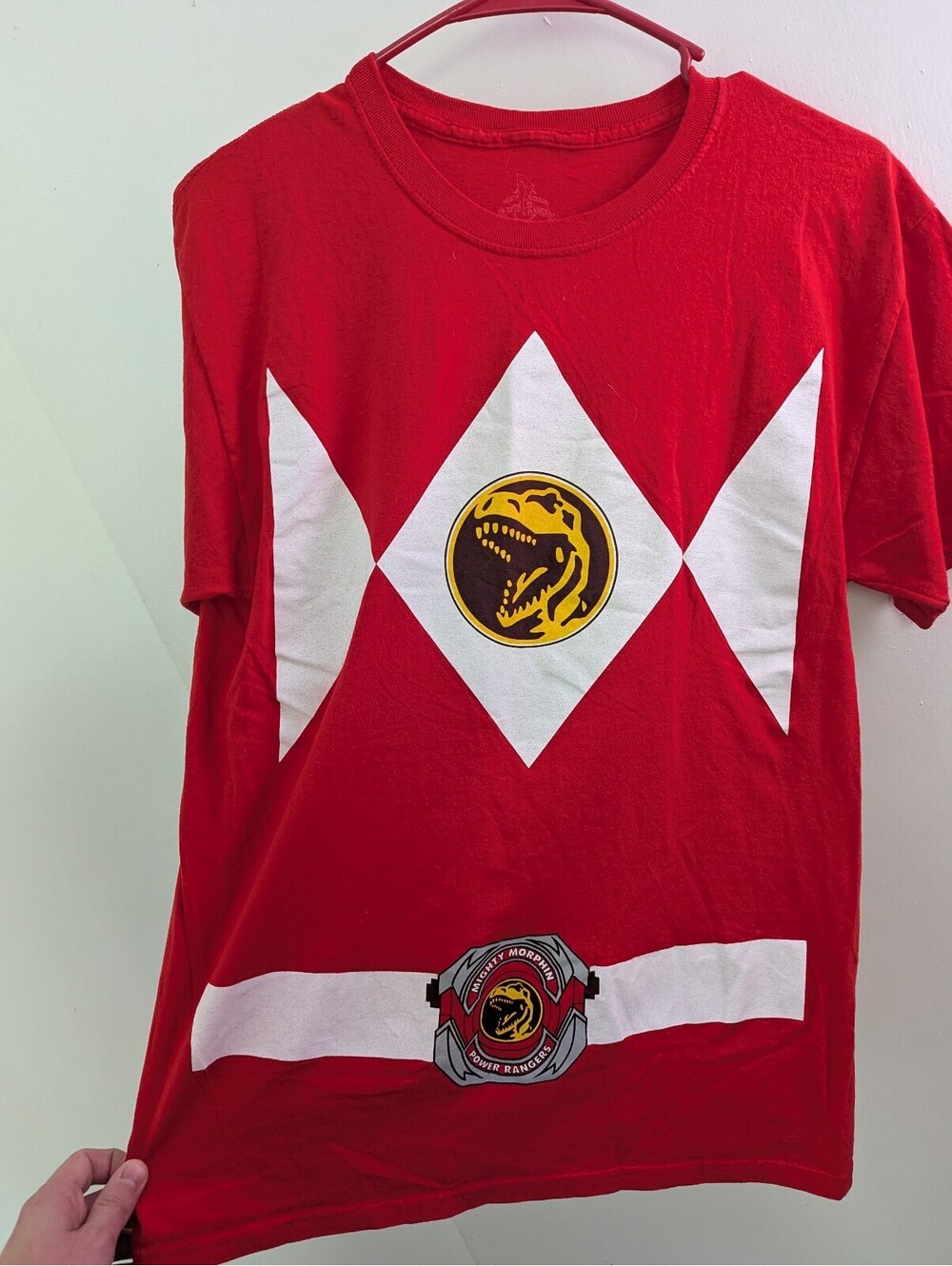 Mighty Morphin Power Rangers Red Ranger Costume T-Shirt